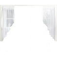 thumbnail image 3 of Emelia sheer Peach kitchen curtain swag, 3 of 3