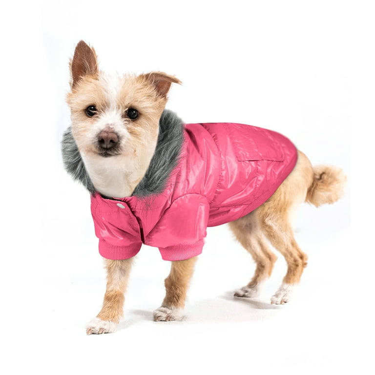 PETLESO Dog Coats for Small Dogs Warm Dog Winter Coat for Small Dogs Puppy Pink XXL Walmart