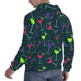 thumbnail image 3 of Hoodies for Men - wine glass pattern Long Sleeve Comfrt Men'S Fashion Hoodies & Sweatshirts, Sweatshirts for Men Hoodies Pullover Clothing Clothes with Pouch, 3 of 7