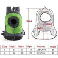 thumbnail image 2 of MAWCLOS Sac de Transport pour Chien Réglable, Sac à Dos de Sécurité pour Chiots, Mains Libres pour Petits et Moyens Chiens, Rangement Portable Facile à Installer, Rouge m, 2 of 2