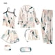 thumbnail image 1 of Juego de camisón 7pcs / set Ropa de dormir impresa con pantalones cortos de chaleco Conjunto de pijamas de mujer Lady Home Wear, M Speravity AP000846-01, 1 of 7