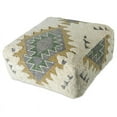 thumbnail image 4 of Lyssa Pouf Ottoman en Tissu Jacquard Multicolore, 4 of 5