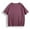 Red, variant on Womens Tops under $5 Short Sleeve Round Neck Solid Color Blouses Summer Tunic Loose Tees Shirts Black M