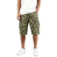 thumbnail image 6 of Homeyce Men's 3/4 Length Cargo Shorts Elastic Waist Big and Tall Below Knee Shorts with Multi-Pockets Long Capri Below the Knee 3/4 Pants Relaxed Fit Work Fishing Hiking Short Pants,Green L, 6 of 6
