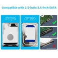 thumbnail image 3 of 3.5 Inch HDD Enclosure USB 3.0 to SATA Hard Drive Case SSD Enclosure External Solid State Hard Drive, 3 of 5