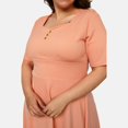 thumbnail image 4 of Vestido línea A (talla extra), modelo 4278 (Coral) coral 36 Roman Fashion Vestido extra 4278, 4 of 7