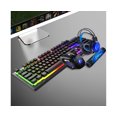 thumbnail image 4 of 4Pcs/Set IMICE Gaming Keyboard Ergonomic RGB Backlight Plug Play Computer Accessories Wired Keyboard USB Mouse Pad Headset Kit for Home - A, 4 of 5