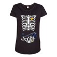 thumbnail image 2 of T-Shirt de Maternité Mignon pour Bébé, Rondelle de Hockey, Maman Enceinte, Tee (Grand, Noir), 2 of 4