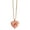 Pink, variant on Love Drop Oil Necklace Female Titanium Steel Furnace Vacuum Plating 18K Real Gold
