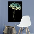 thumbnail image 4 of Zen Room Wall Decor Namaste Lotus Flower Canvas Art Work, 4 of 4