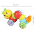 thumbnail image 2 of Press And Go Inchworm Toy Juguete Educativo De Oruga Rotación De 360 ​​​​Grados Juguete De Rastreo Interactivo Con Cuentas De Colores Para Niños Regalo Para El Hogar sonducket FN002674-00, 2 of 6