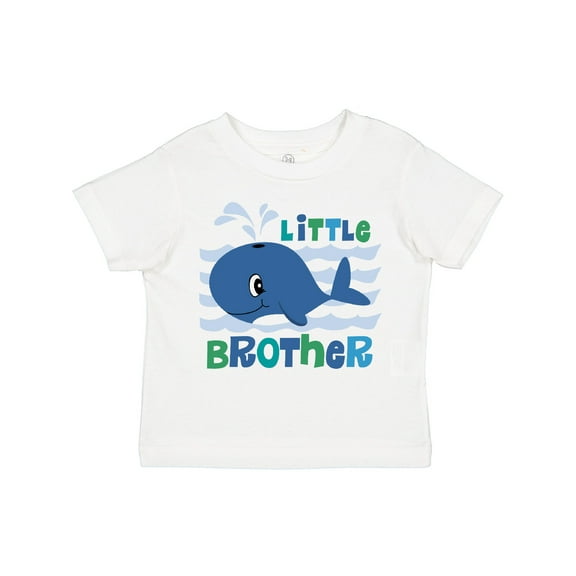 Inktastic Whale Little Brother Boys Toddler T-Shirt