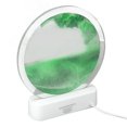 thumbnail image 3 of Luz de pintura de arenas movedizas con enchufe USB, protección para los ojos, decoración artística, lámpara de mesa de arena móvil para dormitorio, sala de estar, verde, 3 of 10