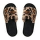 thumbnail image 2 of Nuevas Zapatillas de felpa con estampado de leopardo ins, zapatillas de algodón con tiras cruzadas, pantuflas de piel cálidas para el hogar para otoño e invierno, 2 of 5