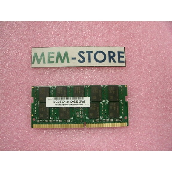 16GB DDR4-2666 ECC SO-DIMM Kingston KTL-TN426E/16G Equivalent Laptop RAM Upgrade (3rd Party)