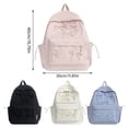 thumbnail image 3 of Student School Backpack Lovely Bows Backpack Large Capacity Backpack Japanese Styles Backpack Teens Travel Backpack, 3 of 9