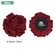 thumbnail image 3 of Uxcell Grandes Broches de Flor de Rosa, Pin de Solapa, Pines Delicados de Tela de Satén para Bodas/Fiestas [16cm, Rojo Vino], 3 of 7