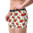 thumbnail image 2 of Pofeuu Rose Flowers Print Men’s Boxer Briefs, Moisture-Wicking Underwear, Regular,Trunk-Small, 2 of 5
