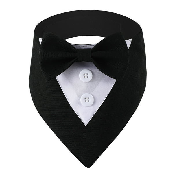 Collar tipo bandana para perro, pajarita ajustable para perro, formal, para boda, para perro pequeño y mediano, regalo de cumpleaños