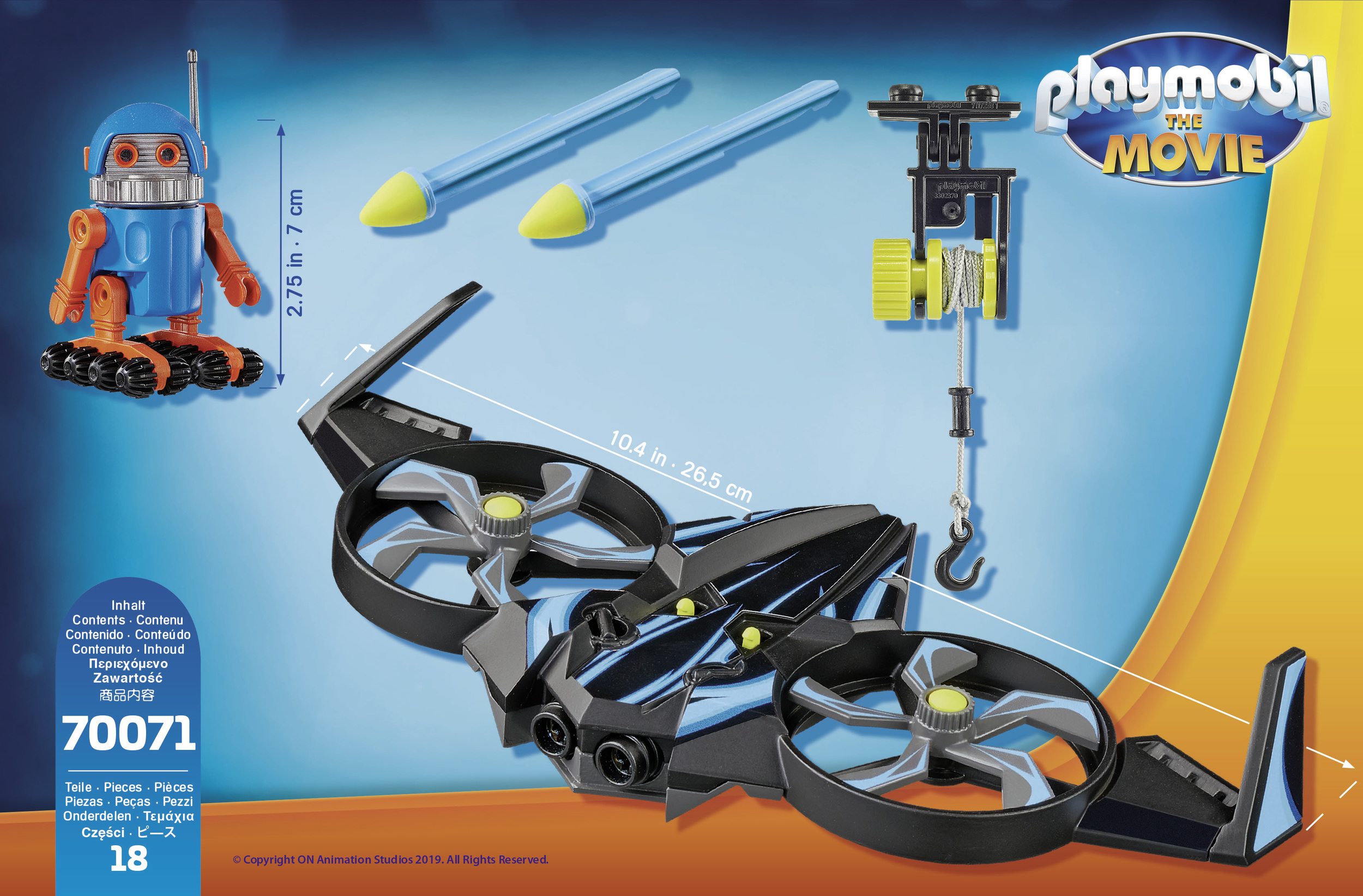PLAYMOBIL THE MOVIE Robotitron with Drone - image 4 of 5