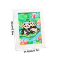 thumbnail image 3 of Hometravel Panda Pattern Jigsaw Puzzle, 108 Piece Adult Puzzle with Cute Design, Challenging Family Activity for Home, Gift, Frame Included for Display, Relaxation, 3 of 6
