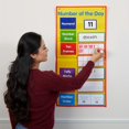 thumbnail image 6 of Pocket Chart for Daily Math Numbers, Featuring a Small Design Suitable for Math Classrooms, Includes 33 Dry Erase Cards Ideal for Homeschooling And Compact Areas (In Yellow)., 6 of 8