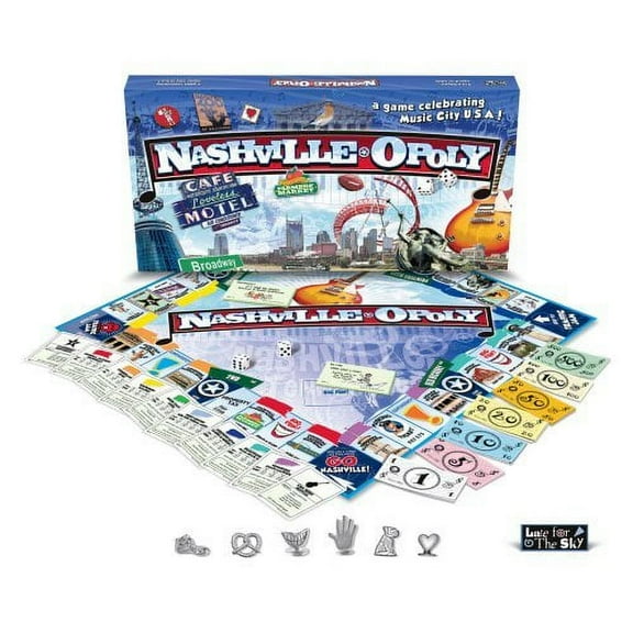 Nashville Opoly Board Game, by Late for the Sky