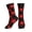 3 Black, variant on Unisex Plaid Flannel In Red Novelty Ankle Socks Colorful ComfortSoft Lightweight Sports Athletic Socks