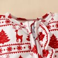 thumbnail image 6 of WIBACKER Newborn Outfit Girl Ruffle Long Sleeve Knit Romper Ribbed Floral Jumpsuit Baby Girl Coming Home Fall Winter Outfit, 6 of 9