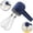 Blue, variant on Bxaolu Mini Hand Mixer, Household Wireless Electric Hand Mixer, USB Rechargable Handheld Egg Beater with 2 Stir Whisks with 3 Speed Modes for Kitchen Baking and Food