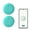 Blue, variant on Tracker Tag 2 Packs Bluetooth Tracker,Smart Tag Locator Tracking Device,Keys Finder and Item Locator,Air Tracker Item Finders with Apple Find My(IOS Only)Track your Keys,Wallet,Luggage,Pets and Bag
