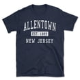 thumbnail image 1 of Allentown New Jersey Classic Established Men's Cotton T-Shirt, 1 of 1