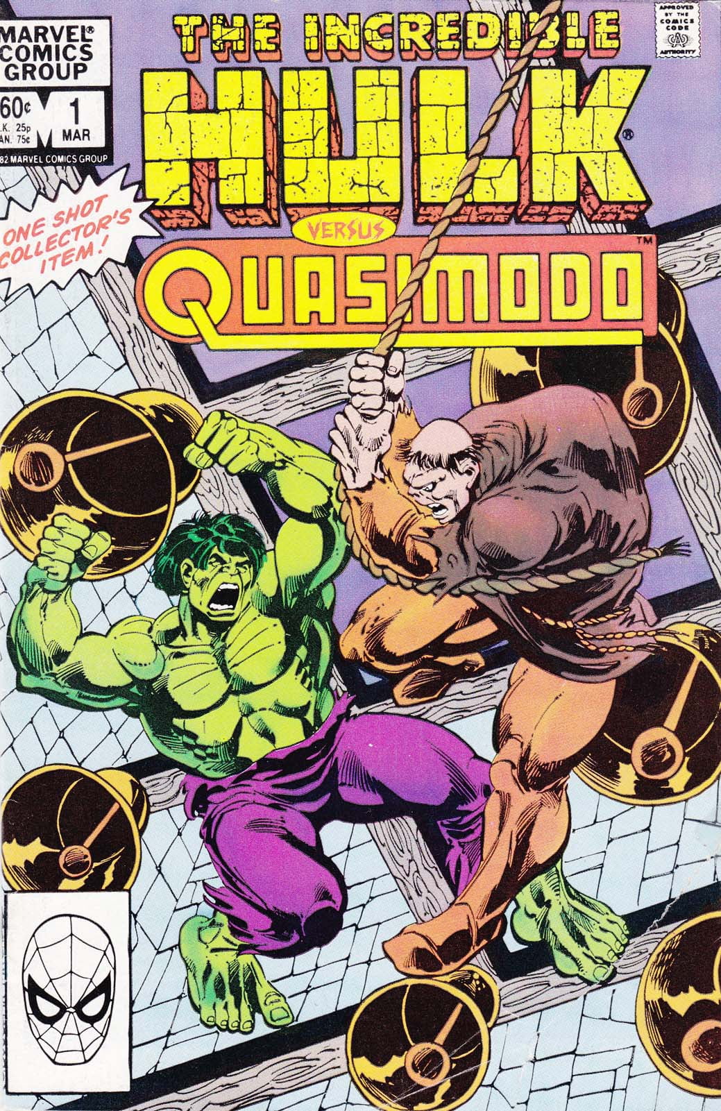 Cover of The Incredible Hulk Versus Quasimodo #1
