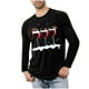 thumbnail image 1 of Blusas y camisas de manga larga con cuello redondo para hombre, ropa deportiva para el hogar, pijamas, camisetas de color liso, blusa deportiva para hombre, poliéster, 1 of 5