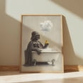 thumbnail image 3 of Darth Vader Bubble Bath Funny Star Wars Bathroom poster Wall Art Decor 24x36 UNFRAMED, 3 of 3
