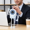 thumbnail image 6 of Suction Cup Fan, USB Rechargeable Mini Fan with Digital Speed Display for Kitchen Bathroom Office, Adjustable Wind Quiet Cooling Small Fan with Flexible Hose, 6 of 6