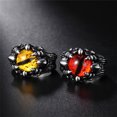 thumbnail image 2 of Fashion Creative Evil Eye Rings For Men Women Personality Male Punk Ring Jewelry, 2 of 3