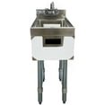 thumbnail image 3 of NSF Commercial Underbar Hand Sink – 23" x 12" Stainless Steel Bar Sink with Faucet, Integrated Soap Dispenser & Paper Towel Holder, Heavy-Duty Restaurant Hand Wash Station, 3 of 12