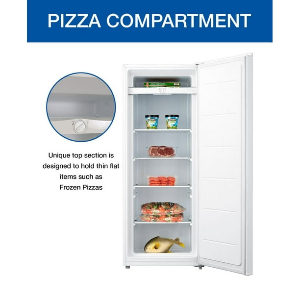 Koolatron 7.0 cu.ft Upright Freezer Low Frost Garage-Ready (198L