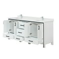 thumbnail image 2 of Laurel 84 in W x 22 in D Black Oak Double Bath Vanity, White Quartz Top, and Faucet Set, 2 of 9