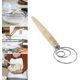 thumbnail image 2 of 2024 Stainless Steel Danish Dough Whisk With Wooden Handle Kitchen Baking Tools Special, 2 of 4