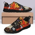 thumbnail image 4 of French Bulldog Happy Halloween Running Shoes Sneakers Mesh Black Size 8, 4 of 5