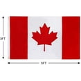 thumbnail image 5 of CANADA FLAG 3x5 FT - Polyester National Banner with Grommets, Double-Sided Printed, Wind/Weather/Fade Resistant, Indoor/Outdoor Use, 5 of 6