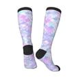 thumbnail image 4 of Balery Rainbow Scales Fun Novelty Socks Men'S Women'S Crew Socks Funny Crazy Novelty Socks Quirky And Cool Socks, 4 of 9