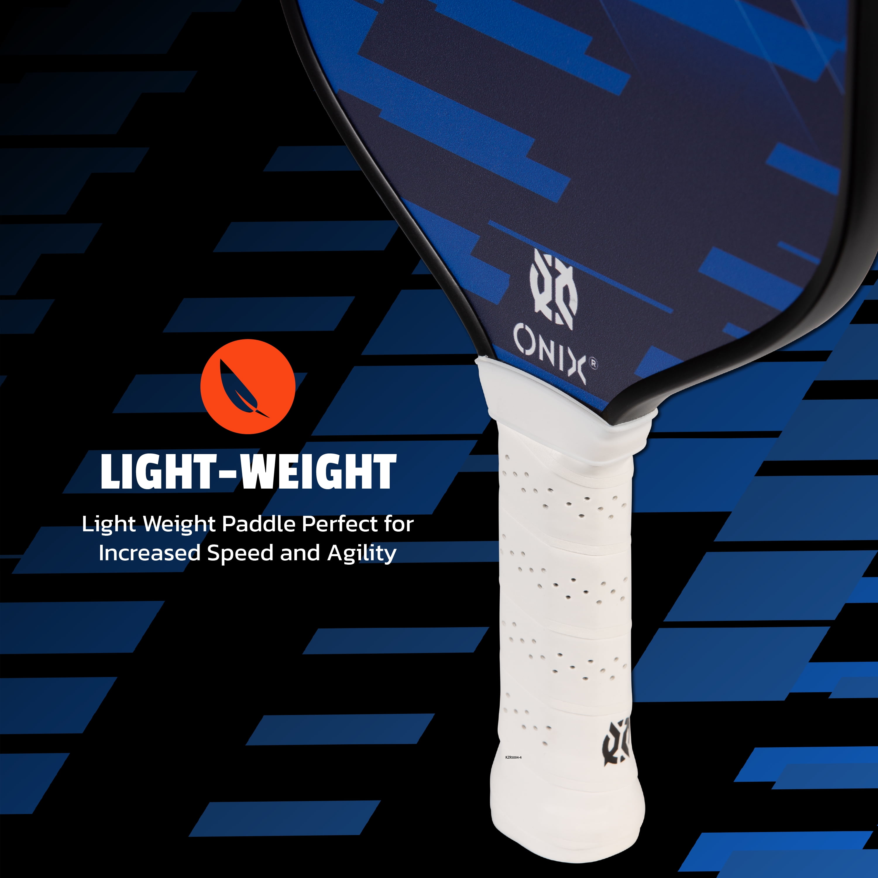 Onix Pickleball Paddle with Protective Edge Guard and Polypropylene Core V4 Training Series
