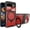 Red, variant on MYKOMI Armor Case for Google Pixel 9a with Rotatable Kickstand, Military Grade Shockproof Protective Phone Case with Slide Camera Cover for Google Pixel 9a