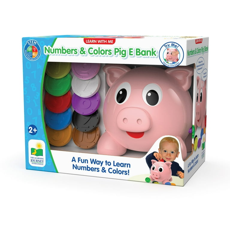 Learn with Me Numbers and Colors Pig E Bank Walmart