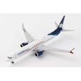 thumbnail image 2 of Boeing 737 MAX 9 Commercial Aircraft "AeroMexico" White and Blue 1/400 Diecast Model Airplane by GeminiJets, 2 of 4