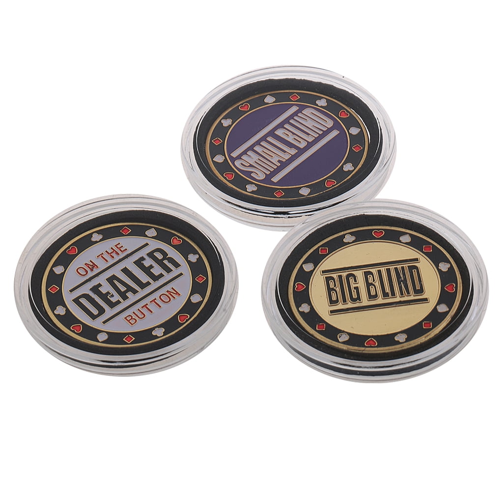 Professional Metal Dealer Button Buttons for Texas