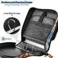 thumbnail image 4 of FORMRS Zipper Binder with Shoulder Strap 2-inch Ring 500 Sheet Capacity File Bag, Starry Pizza, 4 of 5
